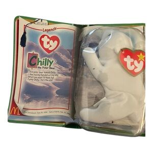 Ty Legends Chilly White Plush Bear